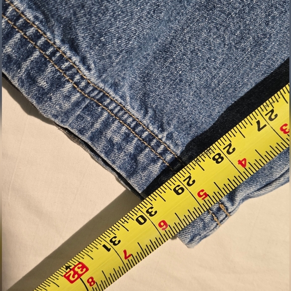 Y2K Overalls London London Blue Denim Large 30" Inseam - Picture 12 of 15